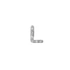 DONNA ORO CIONDOLO LETTERA L ELEMENTS - ORO BIANCO E DIAMANTI ref. DCHF5063L.003