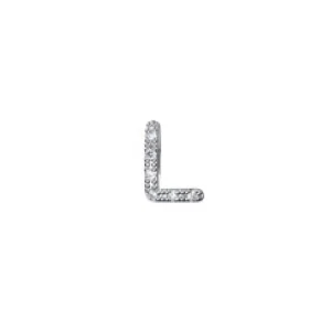 DONNA ORO CIONDOLO LETTERA L ELEMENTS - ORO BIANCO E DIAMANTI ref. DCHF5063L.003