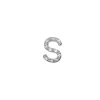 DONNA ORO CIONDOLO LETTERA S ELEMENTS - ORO BIANCO E DIAMANTI ref. DCHF5063S.005
