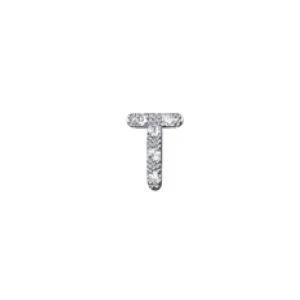 DONNA ORO CIONDOLO LETTERA T ELEMENTS - ORO BIANCO E DIAMANTI ref. DCHF5063T.002