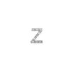 DONNA ORO CIONDOLO LETTERA Z ELEMENTS - ORO BIANCO E DIAMANTI ref. DCHF5063Z.005