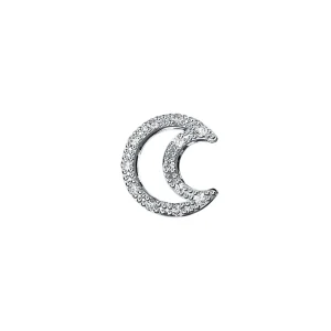 DONNA ORO CIONDOLO LUNA GRANDE ELEMENTS - ORO BIANCO E DIAMANTI ref. DCHF5068.005