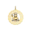CHANTECLER Ciondolo principe ranocchio grande in oro e diamanti ref.24120