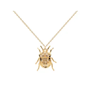 PDPAOLA COLLANA AMULETO LUCK BEETLE ref. CO01-254-U
