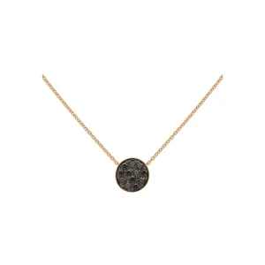 CHANTECLER Collana in oro rosa e diamanti neri ref. 41410