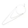 CHANTECLER Collana triplo filo in oro bianco e diamanti bianchi r ef. 37739