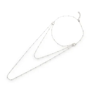 CHANTECLER Collana triplo filo in oro bianco e diamanti bianchi r ef. 37739