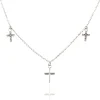 FACCO COLLANA  colore Bianco con zirconi Simbolo:  CREDO  "Gli autentici valori della vita"