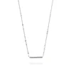 FACCO COLLANA  colore Bianco con zirconi Simbolo:  LINEA "La Vita della felicit?"