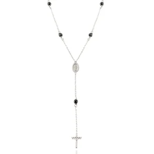 FACCO COLLANA  colore Bianco con zirconi Simbolo:  CREDO  "Gli autentici valori della vita"