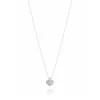 FACCO COLLANA colore Bianco con zirconi Simbolo: CUORE "La tenerezza racchiusa nel Cuore"