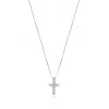 FACCO COLLANA  colore Bianco con zirconi Simbolo:  CREDO  "Gli autentici valori della vita"