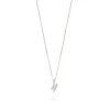FACCO COLLANA  colore Bianco con zirconi Simbolo:  LUCE "Risplende negli occhi di chi ? felice"