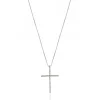FACCO COLLANA  colore Bianco con zirconi Simbolo:  CREDO  "Gli autentici valori della vita"