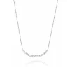 FACCO COLLANA colore Bianco con zirconi Simbolo: LINEA "La Vita della felicit?"