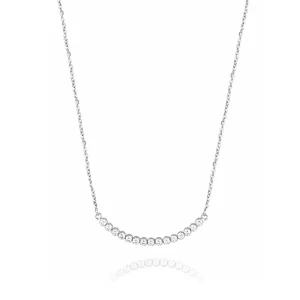 FACCO COLLANA  colore Bianco con zirconi Simbolo:  LINEA "La Vita della felicit?"