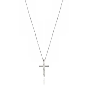 FACCO COLLANA  colore Bianco con zirconi Simbolo:  CREDO  "Gli autentici valori della vita"