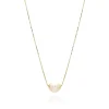 FACCO COLLANA colore Giallo con Perla Naturale Simbolo: PERLA "Racchiude la purezza della Natura"