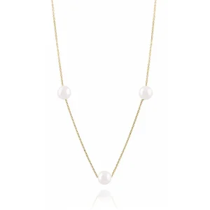 FACCO COLLANA  colore Giallo con Perla Naturale Simbolo:  PERLA "Racchiude la purezza della Natura"