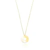 FACCO COLLANA  colore Giallo, smalto dipinto a mano da Maestri Orafi,?brevettato?e anallergico. Simbolo:  STELLA "La gioia radiante della Vita"