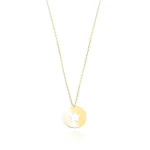 FACCO COLLANA  colore Giallo, smalto dipinto a mano da Maestri Orafi,?brevettato?e anallergico. Simbolo:  STELLA "La gioia radiante della Vita"