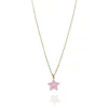 FACCO COLLANA  colore Giallo, smalto dipinto a mano da Maestri Orafi,?brevettato?e anallergico. Simbolo:  STELLA "La gioia radiante della Vita"