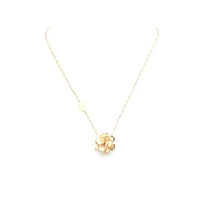 CHANTECLER Collana con ciondolo mini in oro rosa e smalto ref. 35258