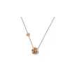 CHANTECLER Collana con ciondolo piccolo in oro rosa e diamanti ref. 38477