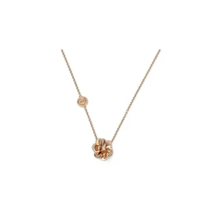 CHANTECLER Collana con ciondolo piccolo in oro rosa e diamanti ref. 38477