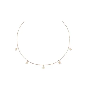 SALVINI Collana con stelle in oro rosa e diamante ref. 20087169