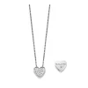 SALVINI Collana cuore in oro bianco con diamanti ref. 20067541