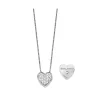 SALVINI Collana cuore in oro bianco con diamanti ref. 20067543