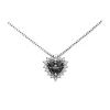 DONNA ORO COLLANA CUORE REGINA ORO BIANCO DIAMANTI DHPF9129.004