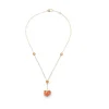 CHANTECLER Collana girocollo in oro corallo diamanti ref. 37082