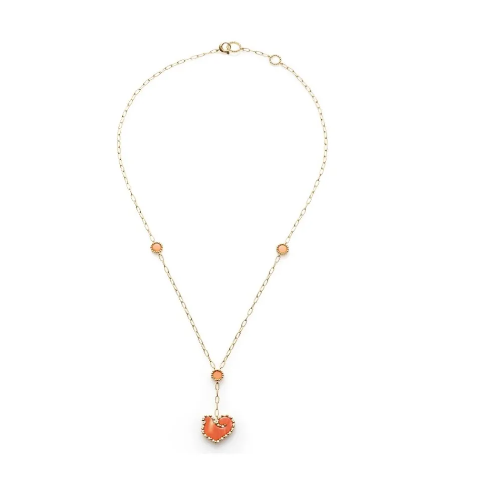 collana_girocollo_chantec_0.webp CHANTECLER Collana girocollo in oro corallo diamanti ref. 37082