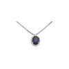 DONNA ORO COLLANA IN ORO BIANCO E ZAFFIRO - IRIDE ref. DHPZ7877.006