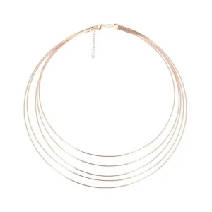 PESAVENTO Collana multifilo in argento rosa ref. WDNAG052