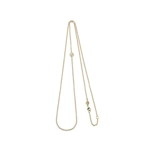 CHANTECLER Collana rolò con logo intercalare in oro ref. 29605