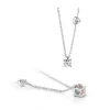 SALVINI Collana in oro bianco e rosa e diamante ref. 20082998