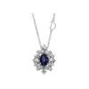DAMIANI Collana Salvini oro bianco zaffiro ref. 81096532 donna mimosa