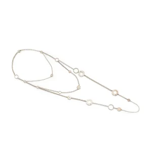 CHANTECLER Collana triplo filo in oro gialloe pietre preziose ref. 37266
