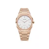 D1 MILANO ULTRA THIN ROSE GOLD/EGGSHELL D1-UTBL02 donna