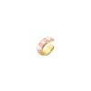 RUE DES MILLE EARCUFF A RIGHE BIANCO/ROSA ref. AE-EAR-R