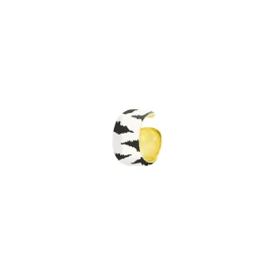 RUE DES MILLE EARCUFF FASCIA GRANDE – SMALTO ZEBRATO rif. EARJ-02-Z