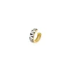 RUE DES MILLE EARCUFF SMALTO CON ZIRCONI – SMALTO ZEBRATO rif. EARJ-01-Z