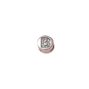 DONNA ORO ELEMENTO B TONDO IN ORO ROSA E DIAMANTI - ELEMENTS ref. DCHF8119B.002