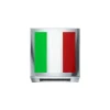 DONNA ORO ELEMENTO BANDIERA ITALIA ORO BIANCO E SMALTO