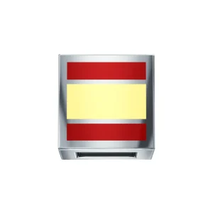 DONNA ORO ELEMENTO BANDIERA SPAGNA ORO BIANCO E SMALTO