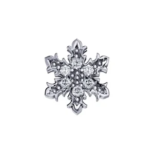 DONNA ORO ELEMENTO BRACCIALE NEVE ORO BIANCO E DIAMANTI
