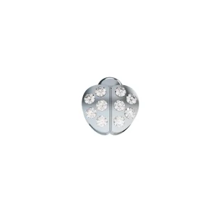 DONNA ORO ELEMENTO COCCINELLA IN ORO BIANCO E DIAMANTI - ELEMENTS ref. DCHF9302.003